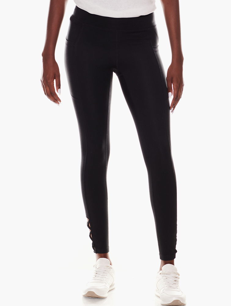 MyRunway Shop Gilly Hicks Black High Elastic Waist Leggings for Women